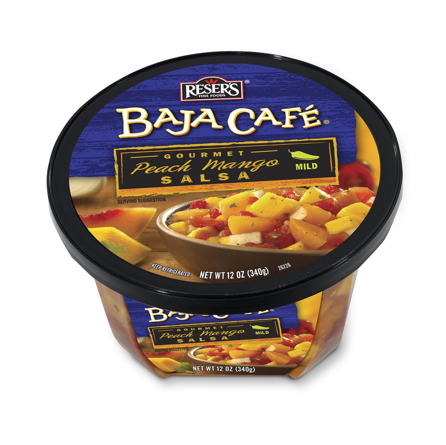 Think Beyond the Chip Reser’s New Baja Cafe® Peach Mango Salsa and